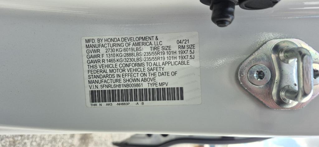 2022 Honda Odyssey - $26,500