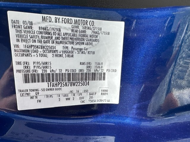 2008 Ford Focus SE photo