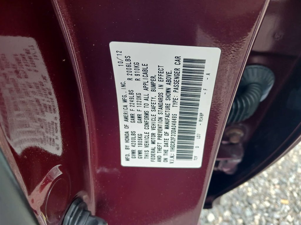 2013 Honda Accord - $10,999