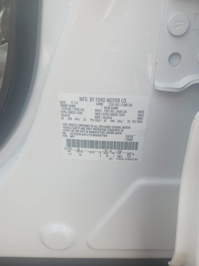 2014 Ford Edge - $9,499
