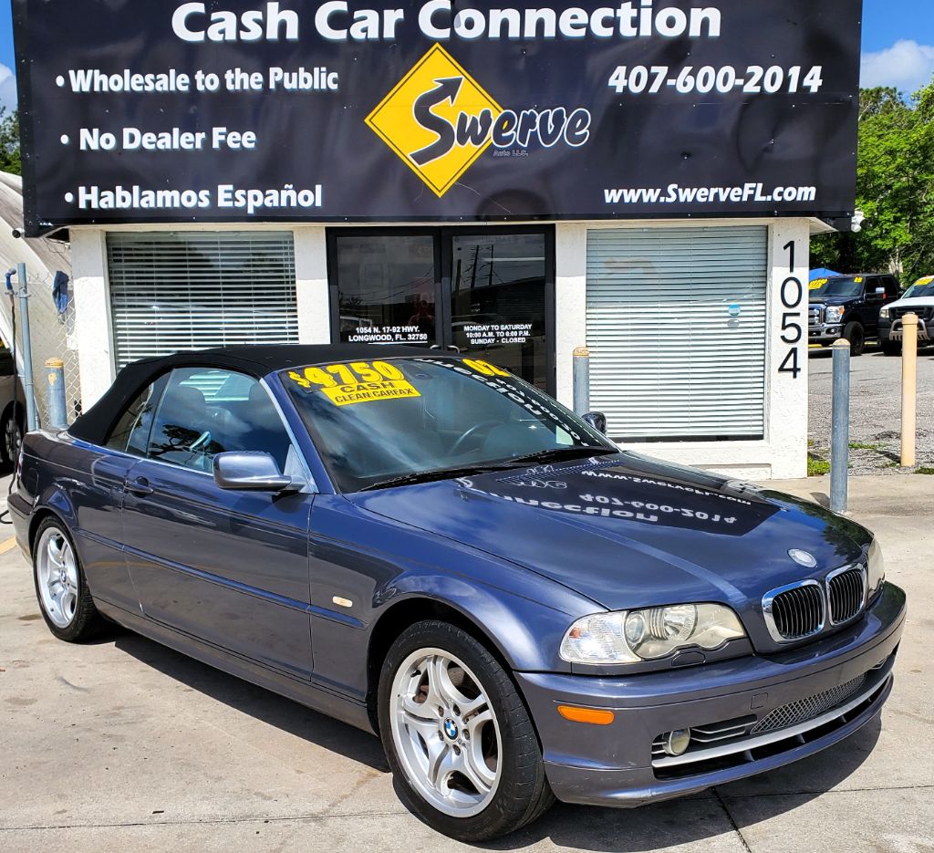 Gray 2002 BMW 3 Series 330Ci Convertible RWD Convertible Rear-Wheel Drive Manual