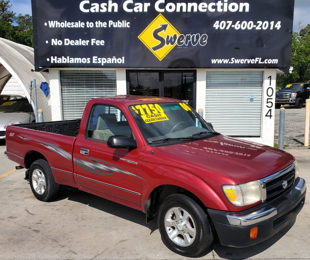 Red (BURGUNDY) 2000 Toyota Tacoma Pickup Truck Automatic