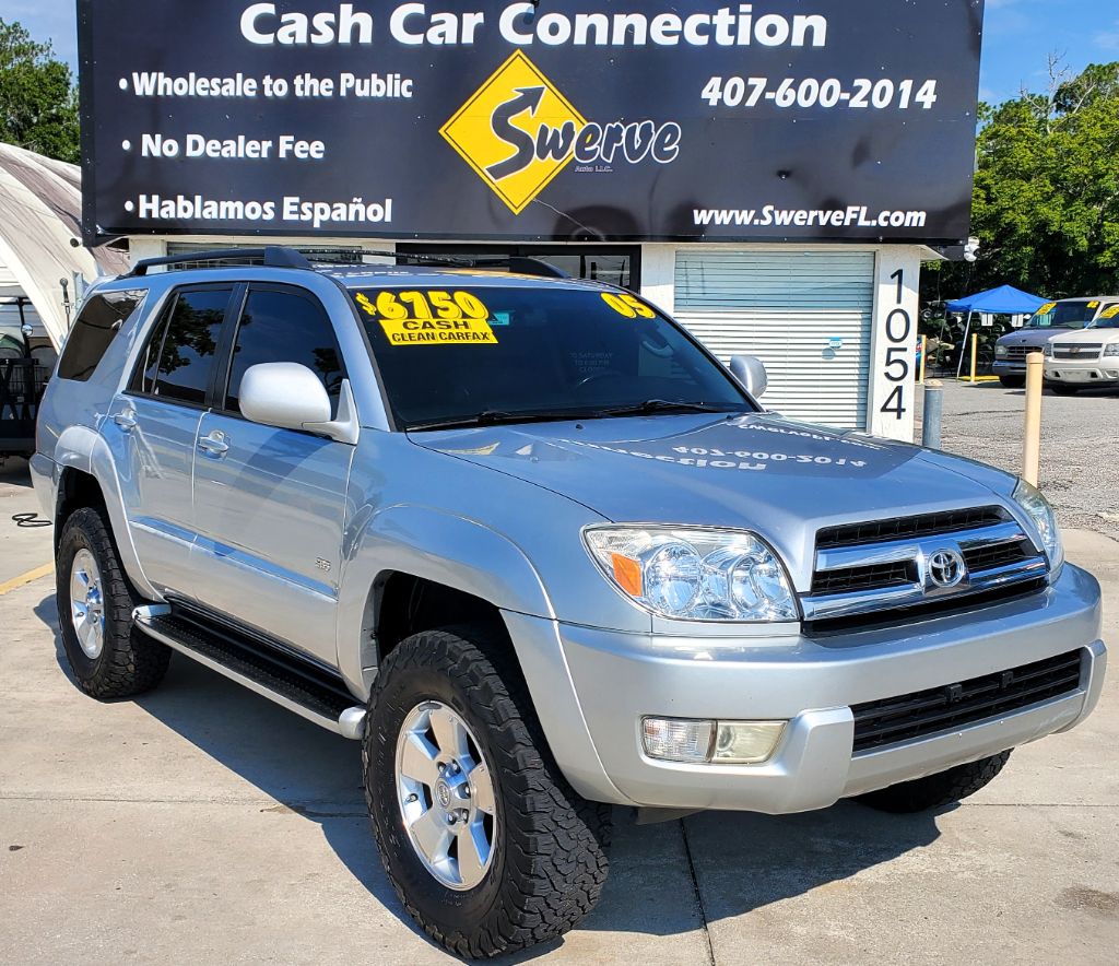 Silver 2005 Toyota 4Runner SUV / Crossover Rear-Wheel Drive Automatic