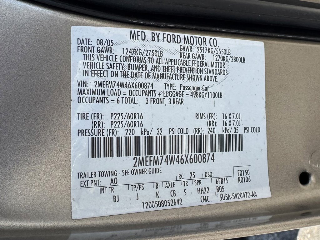 2006 Mercury Grand Marquis - $7,980