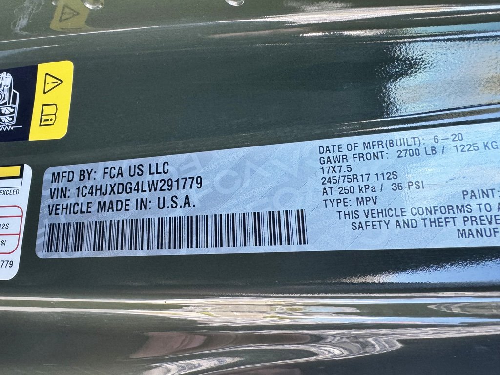 2020 Jeep Wrangler - $27,980