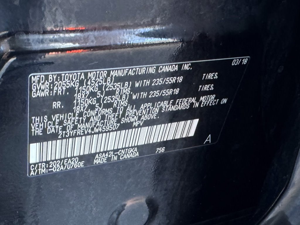 2018 Toyota RAV4 - $19,980