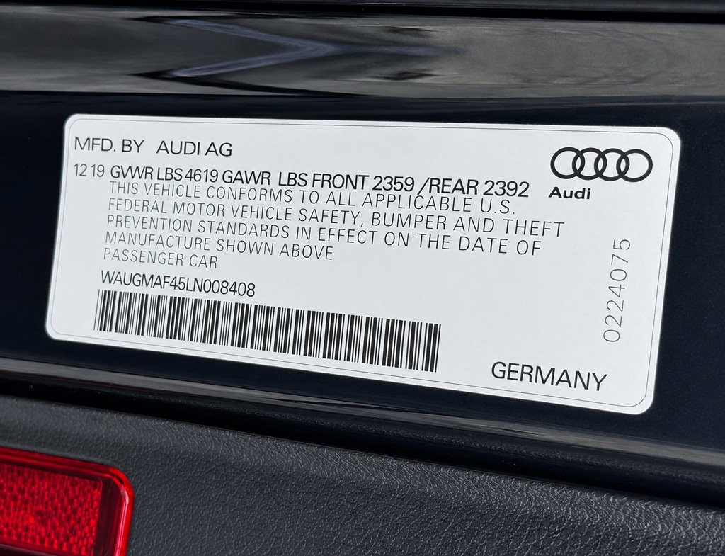 2020 Audi A4 - $19,980