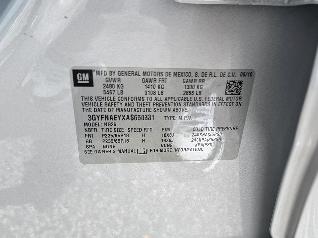 2010 Cadillac SRX - $11,980