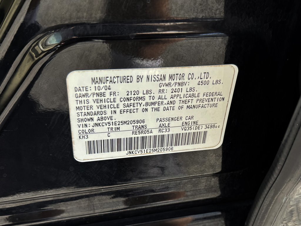 2005 INFINITI G - $9,980