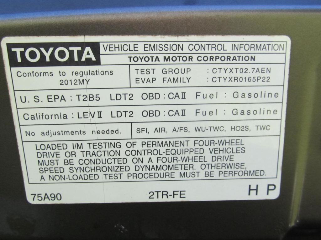 2012 Toyota Tacoma PreRunner photo
