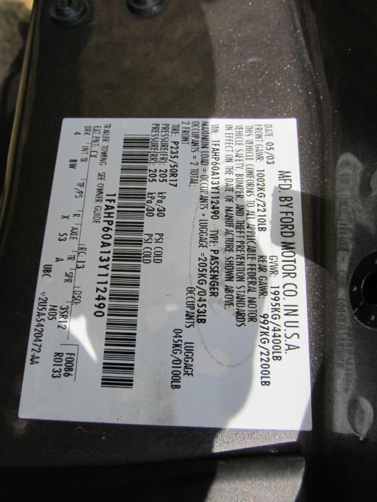 2003 Ford Thunderbird Deluxe photo