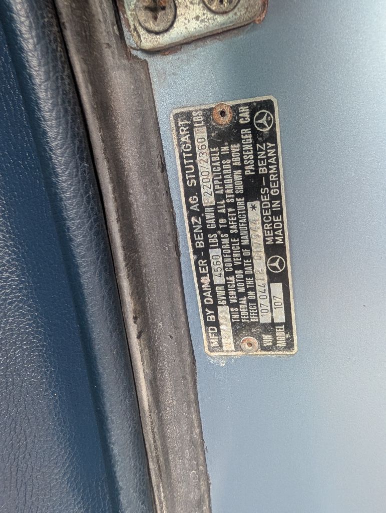1974 Mercedes-Benz 450SL - $11,990