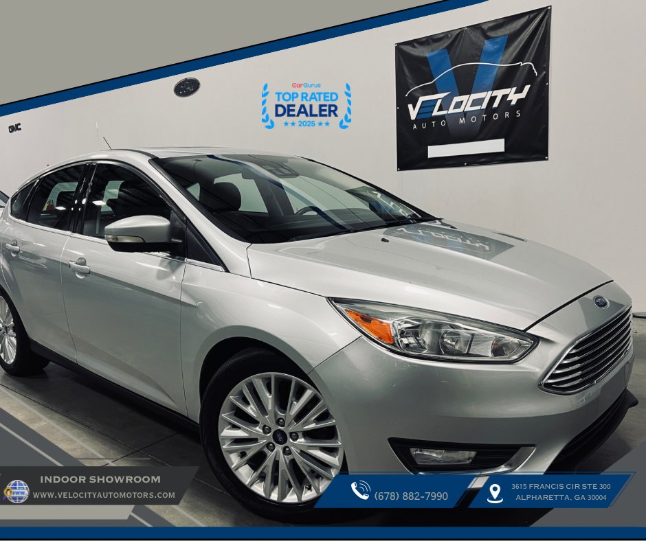 Silver Or Aluminum 2017 Ford Focus Titanium Hatchback Hatchback Front-Wheel Drive Automatic