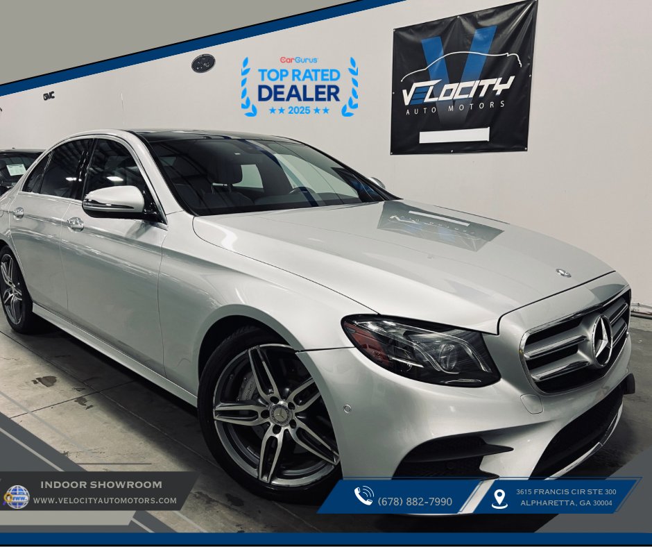 Silver Or Aluminum 2017 Mercedes-Benz E-Class Sedan Rear-Wheel Drive Automatic