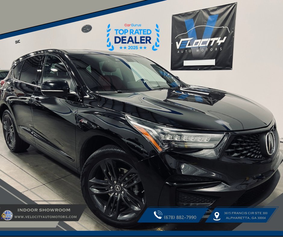 Black 2021 Acura RDX SUV / Crossover All-Wheel Drive Automatic