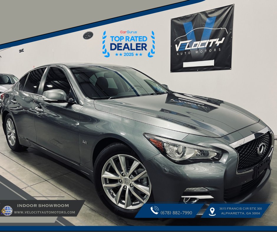 Gray 2017 INFINITI Q50 Sedan All-Wheel Drive Automatic