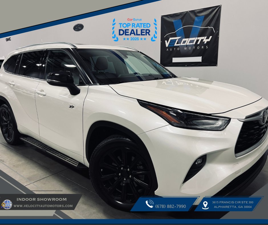 White 2021 Toyota Highlander SUV / Crossover Front-Wheel Drive Automatic