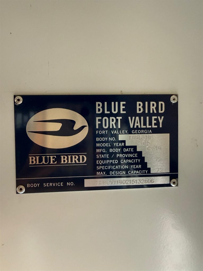 2015 Blue Bird Vision - $19,000