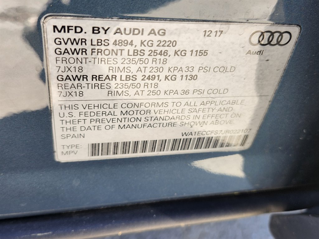2018 AUDI Q3 SUV / Crossover - $17,995