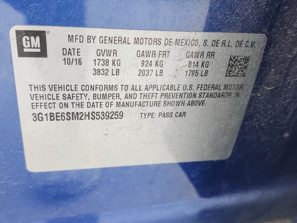 2017 Chevrolet Cruze LT photo