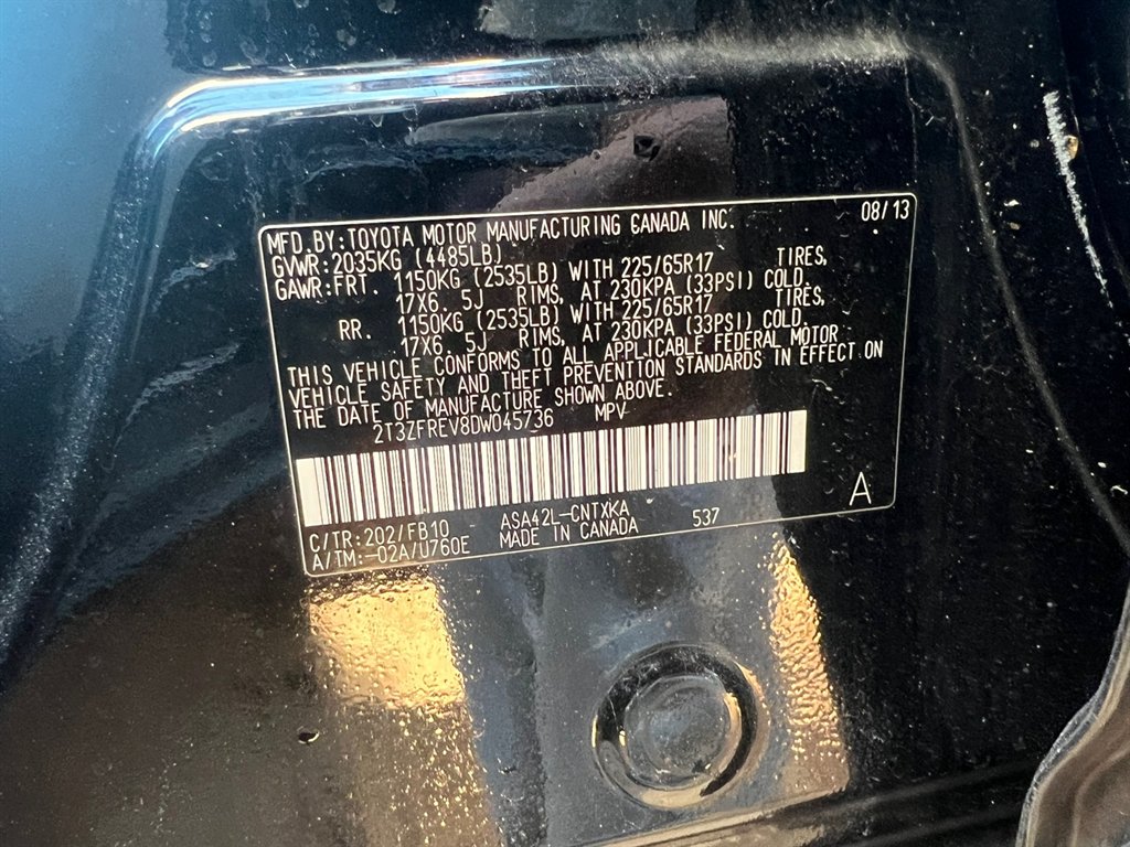 2013 Toyota RAV4 - $10,995