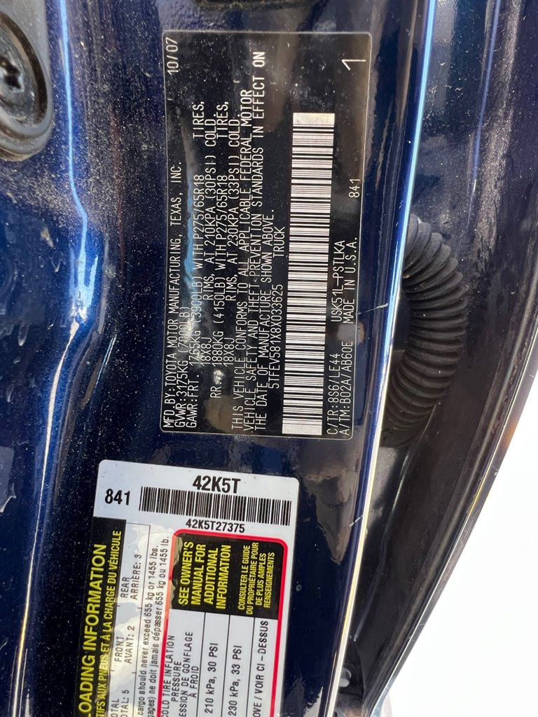 2008 Toyota Tundra Limited photo