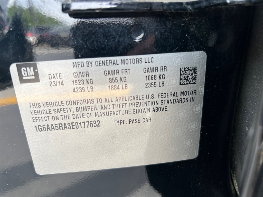 2014 Cadillac ATS 2.5L photo