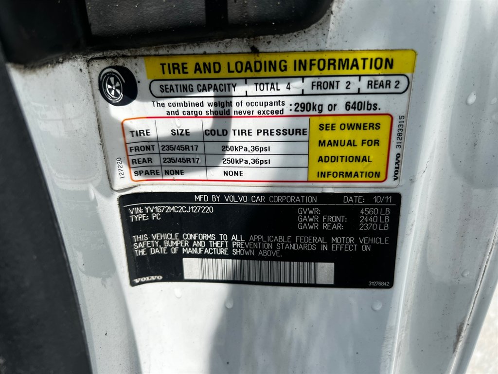 2012 Volvo C70 - $11,995