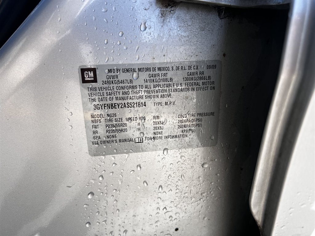 2010 Cadillac SRX - $6,995