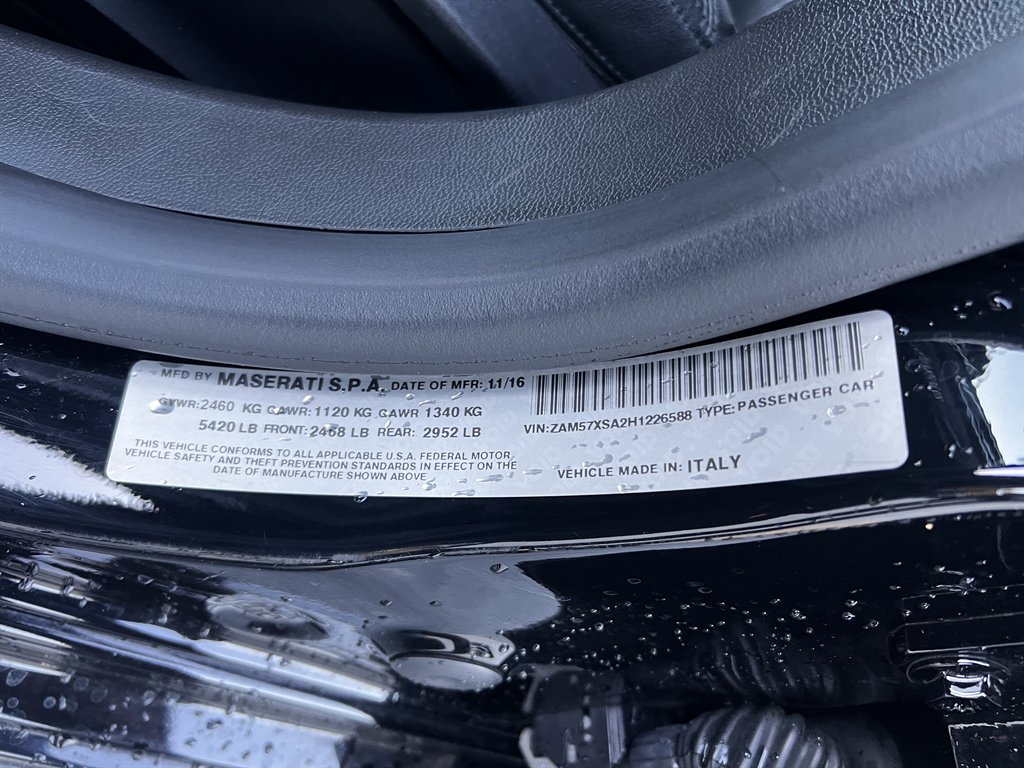 2017 Maserati Ghibli - $15,995