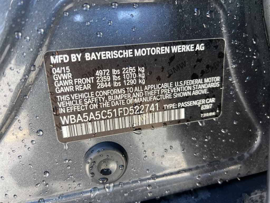 2015 BMW 528i - $9,995
