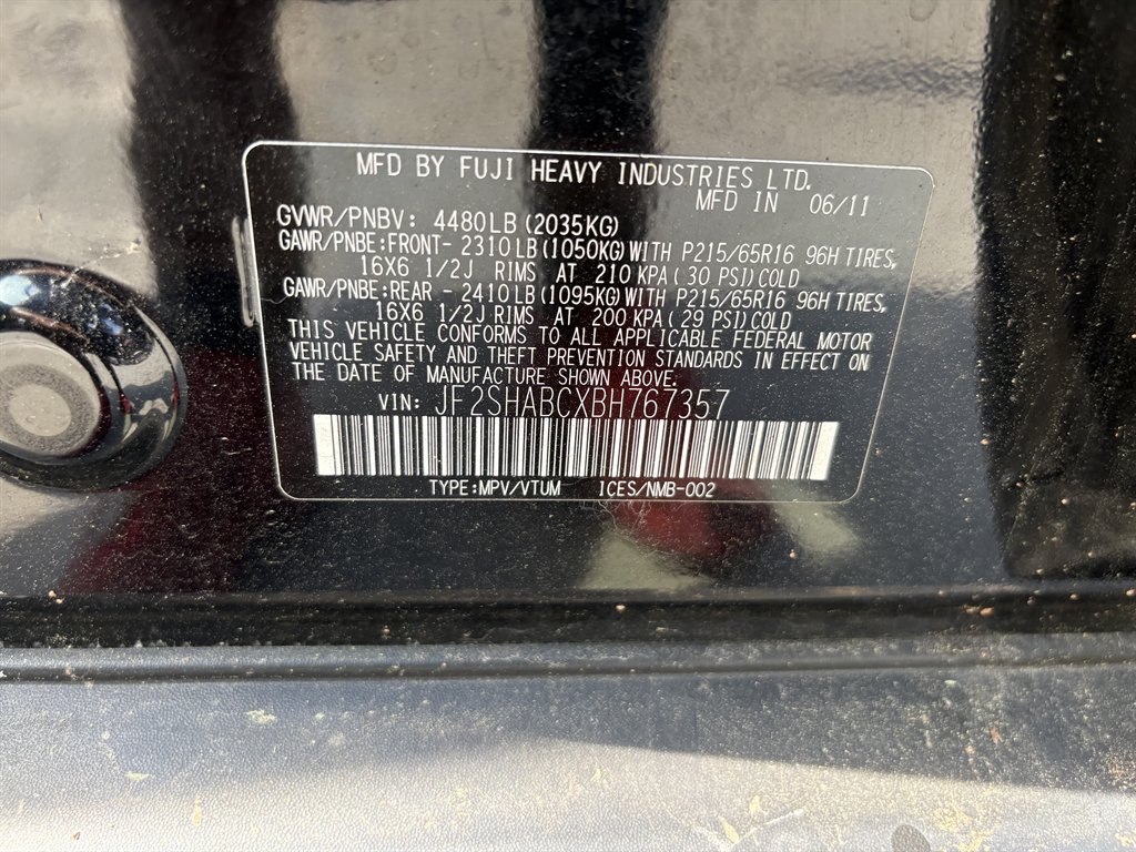 2011 Subaru Forester - $6,995