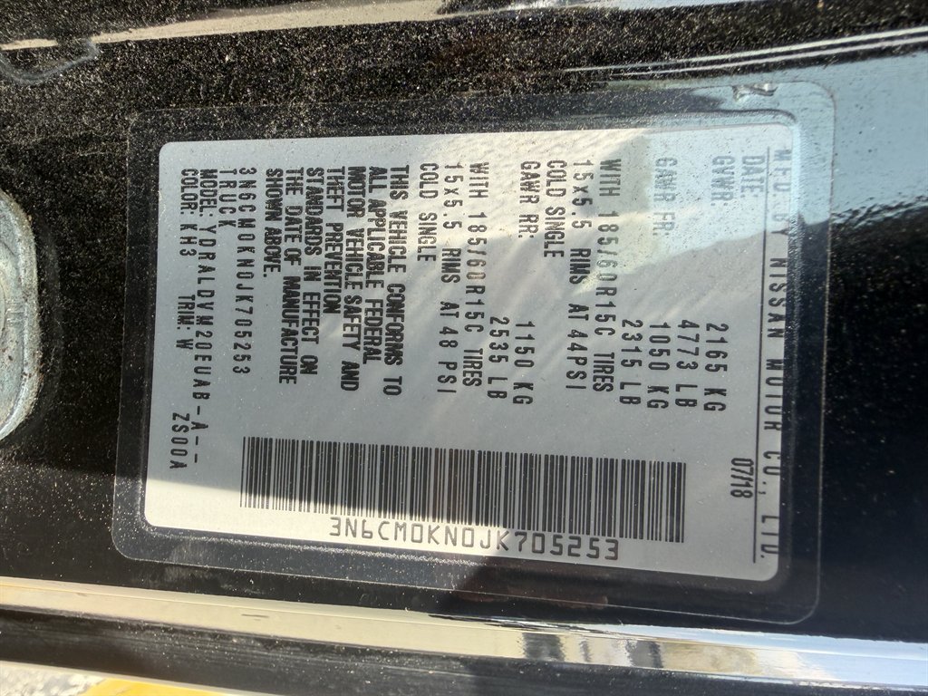 2018 Nissan NV200 - $9,995