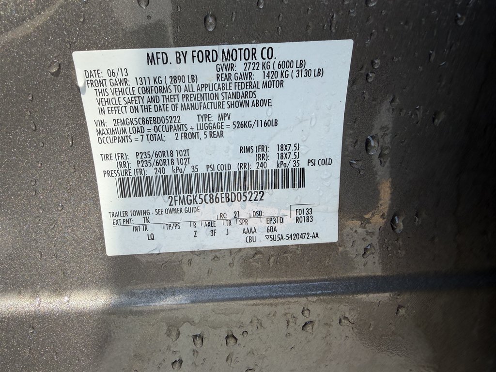 2014 Ford Flex - $7,995