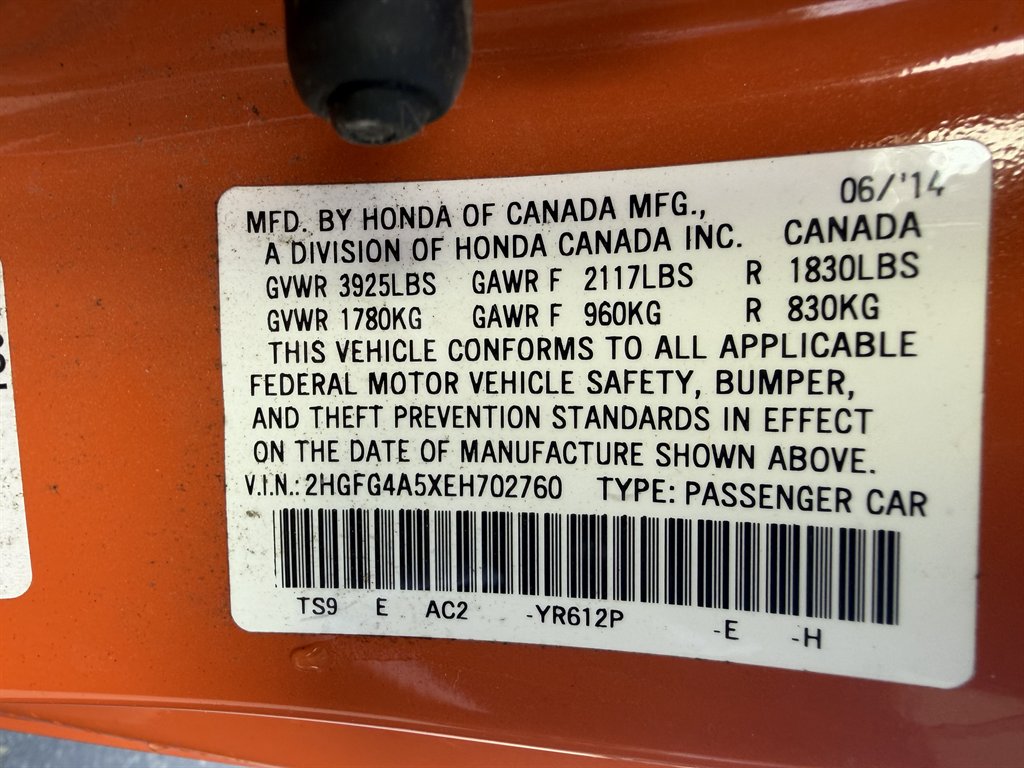 2014 Honda Civic - $11,995