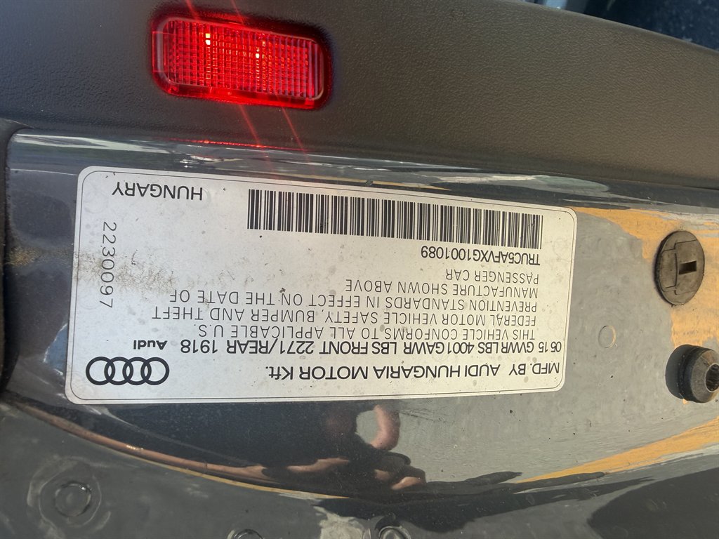 2016 Audi TT - $16,995
