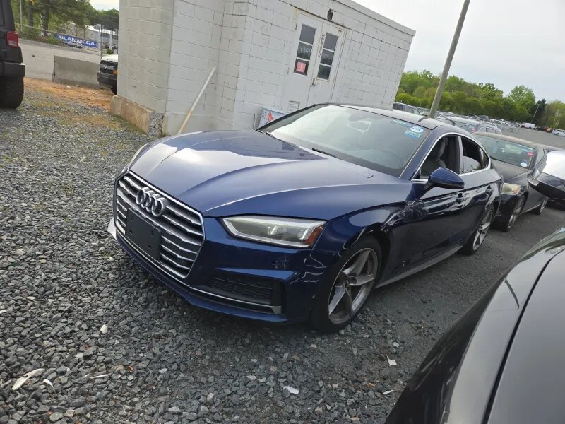 Blue 2018 Audi A5 Sportback 2.0T quattro Premium Plus AWD Sedan All-Wheel Drive