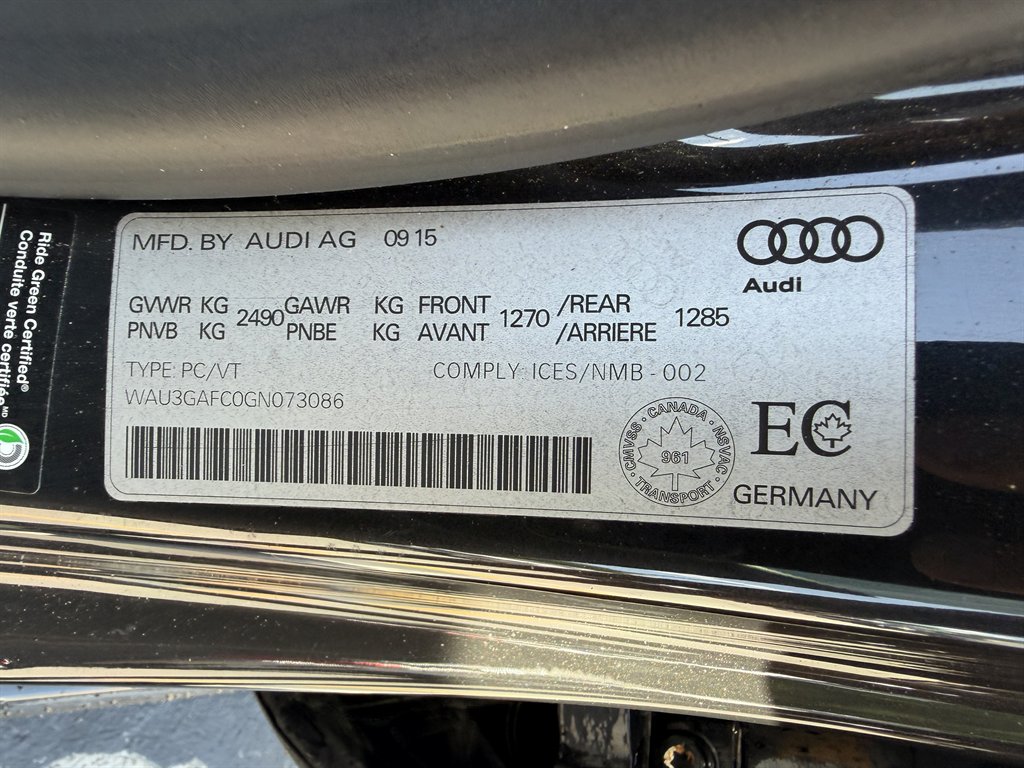 2016 Audi A7 - $17,655