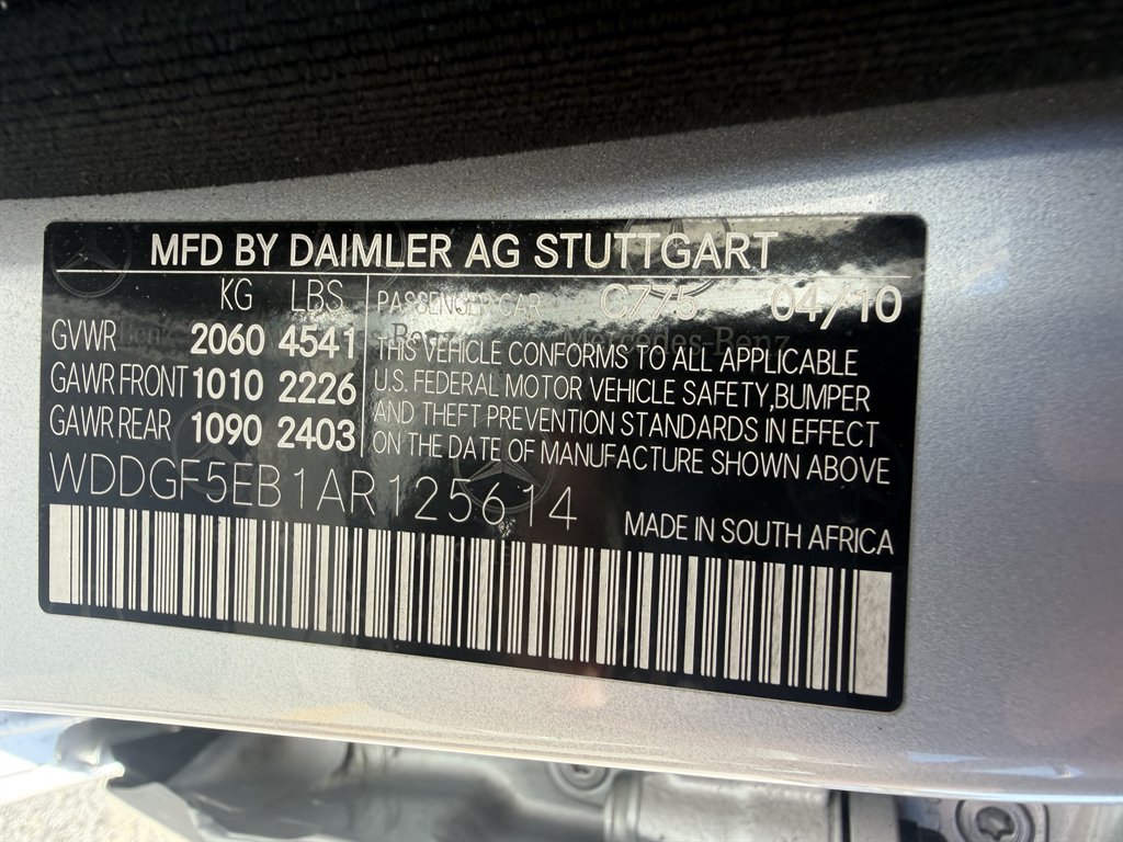 2010 Mercedes-Benz C-Class - $8,995
