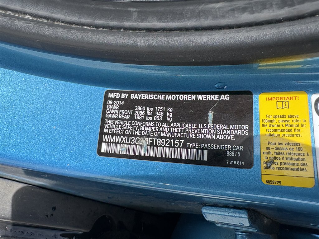 2015 MINI Cooper - $9,675