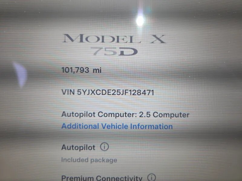 2018 Tesla Model X - $26,145