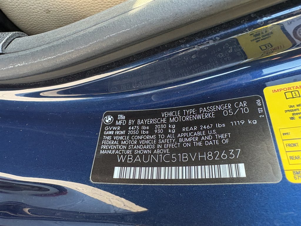 2011 BMW 1 Series - $11,995