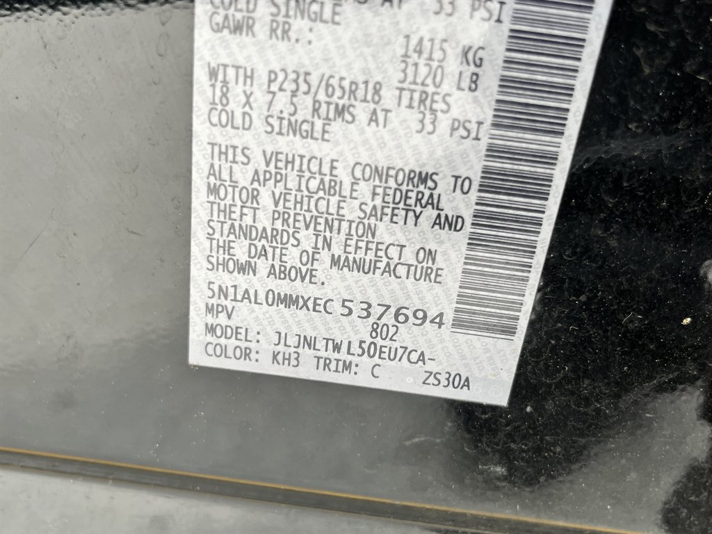 2014 INFINITI QX60 - $7,995