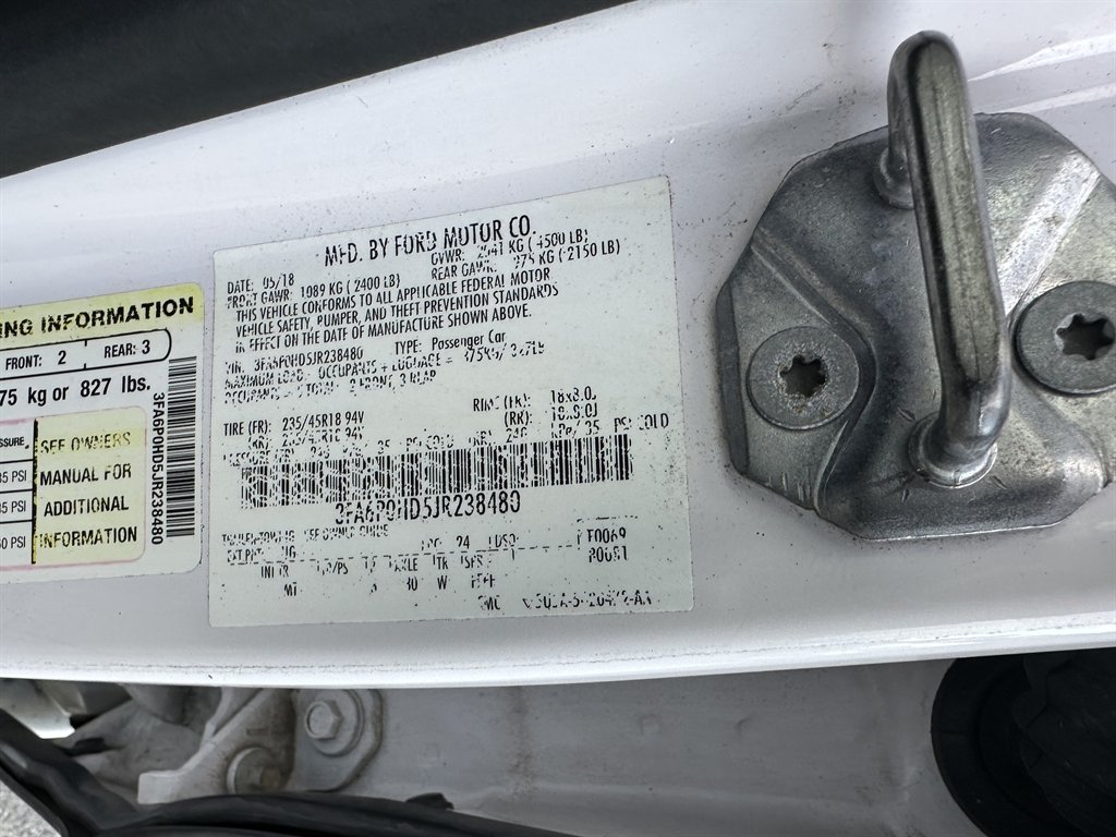 2018 Ford Fusion - $9,995