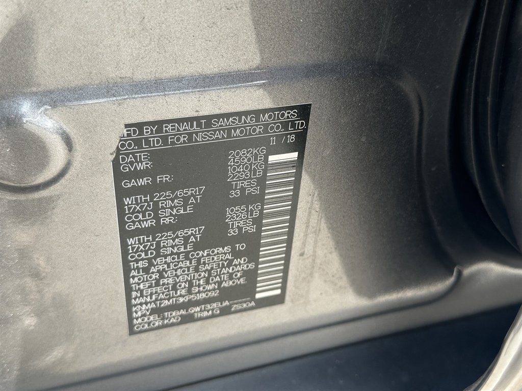 2019 Nissan Rogue - $11,715
