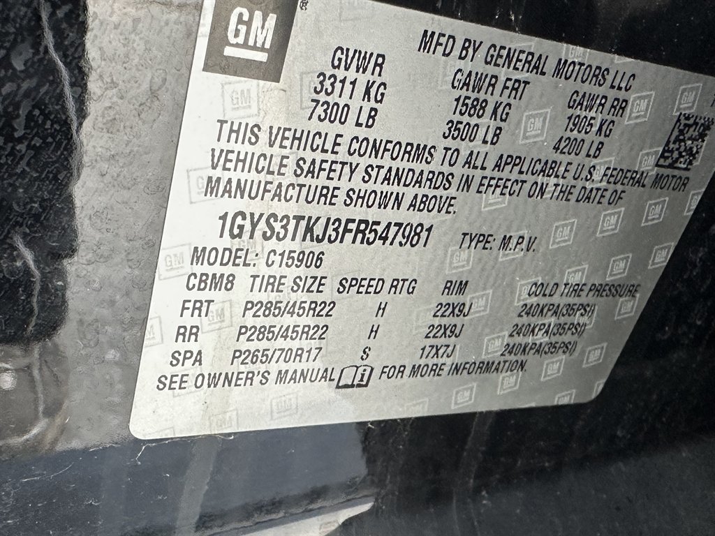 2015 Cadillac Escalade - $19,446