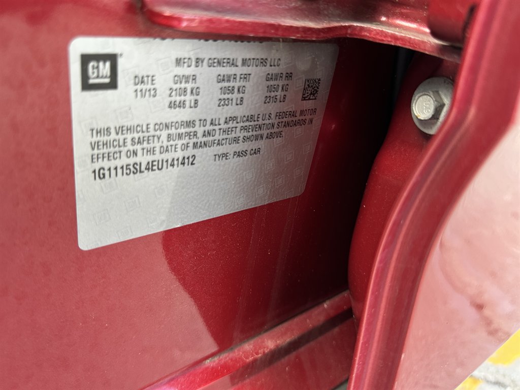 2014 Chevrolet Impala - $8,415