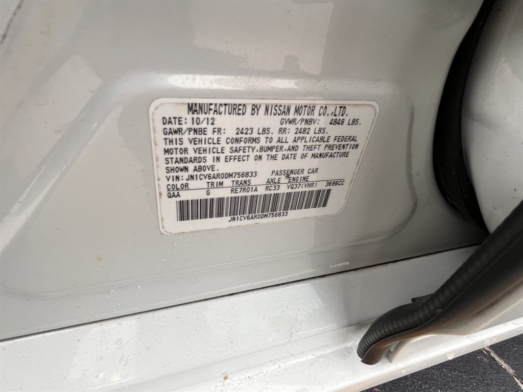 2013 INFINITI G - $12,995