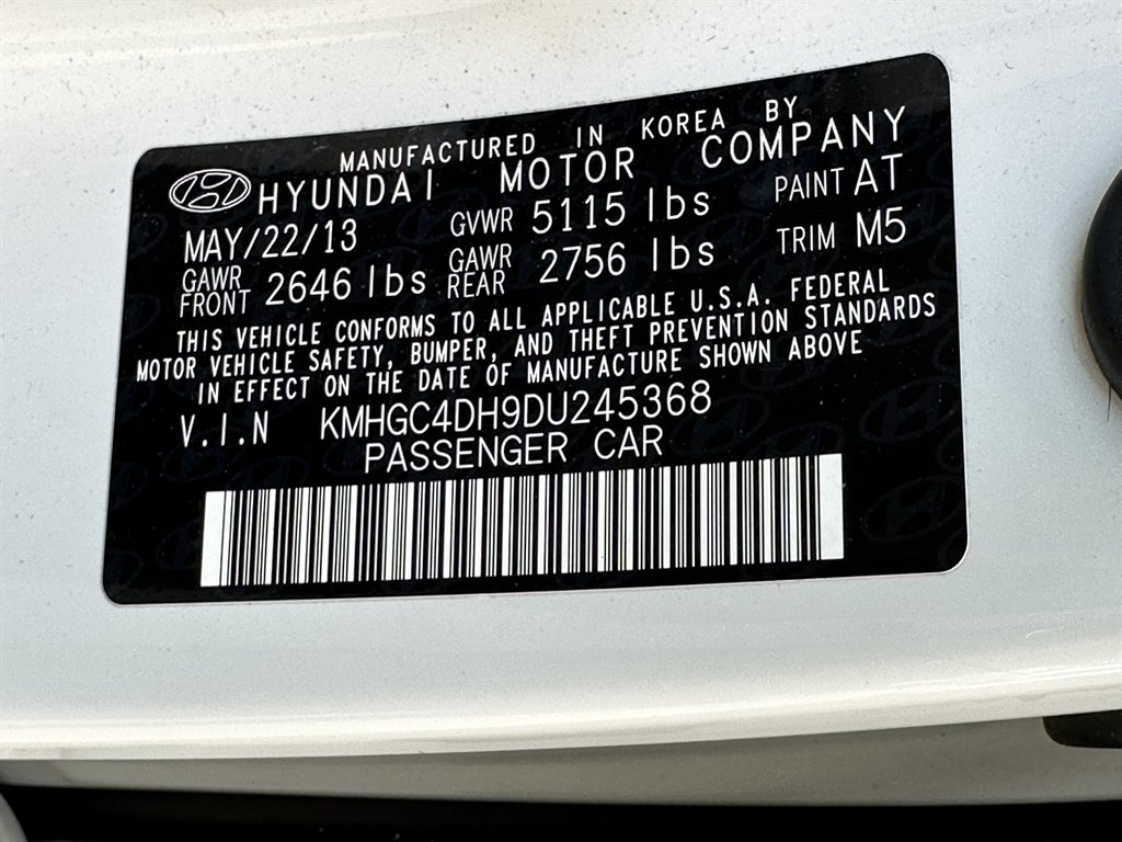 2013 Hyundai Genesis - $6,995