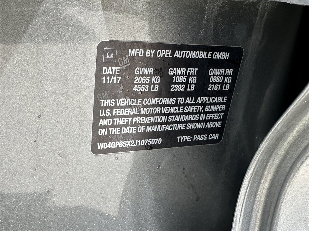 2018 Buick Regal - $8,995